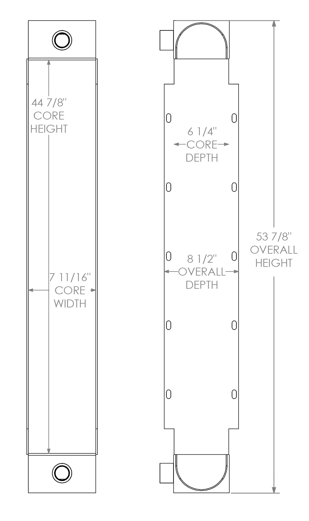 271706 - Taylor Forklift Oil Cooler Oil Cooler