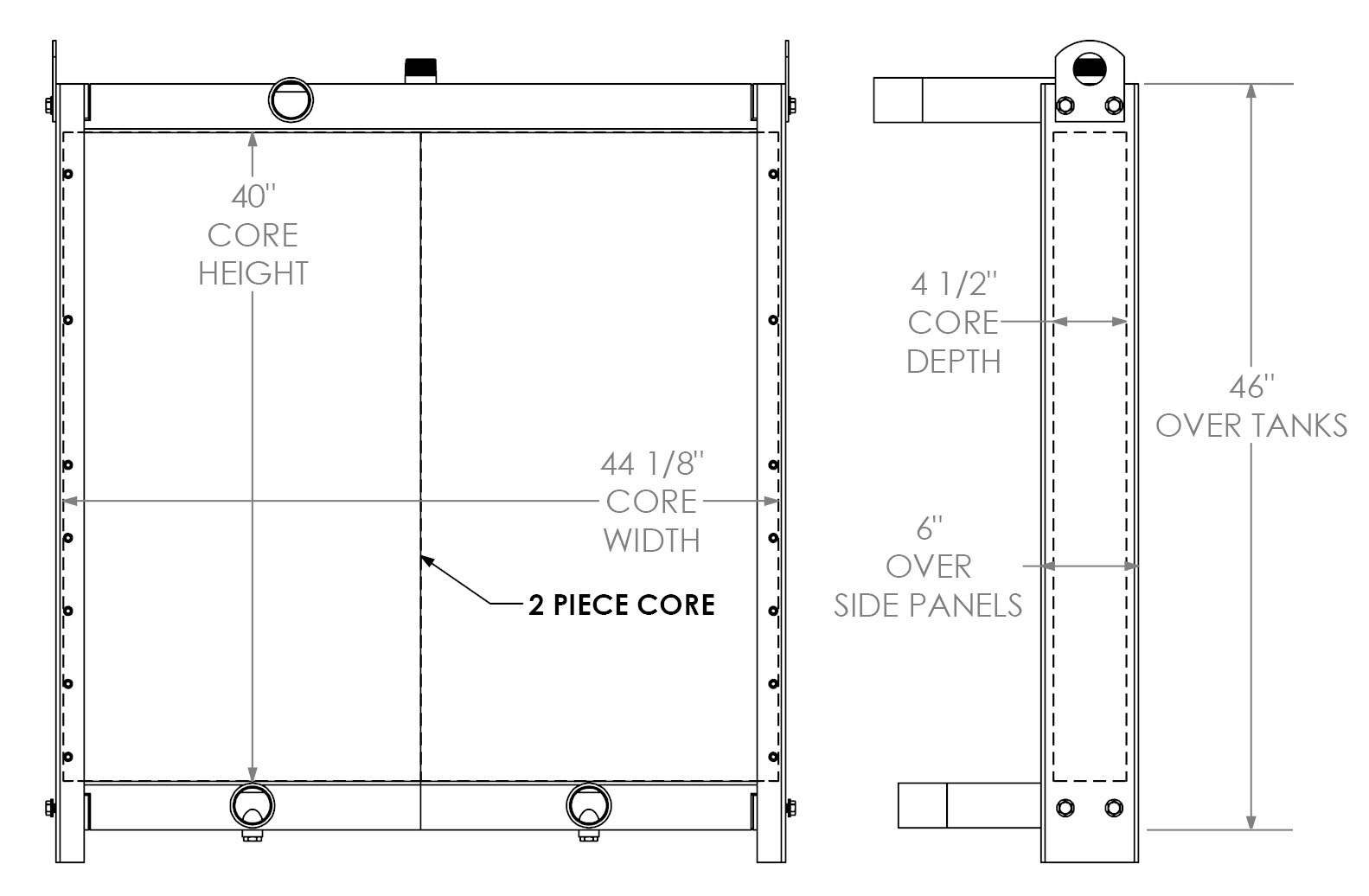 271707 - Industrial Oil Cooler Oil Cooler