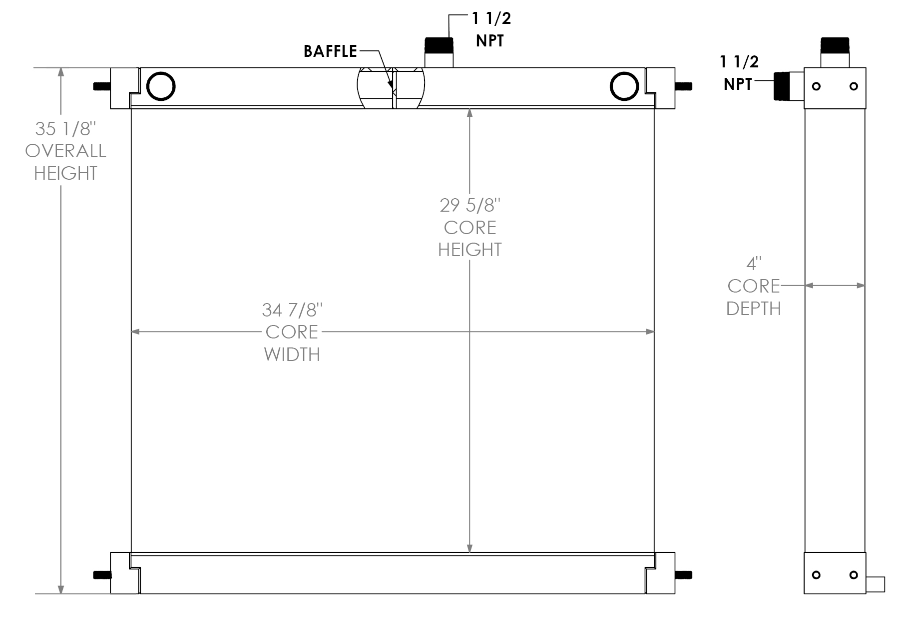 271729 - Industrial Oil Cooler Oil Cooler