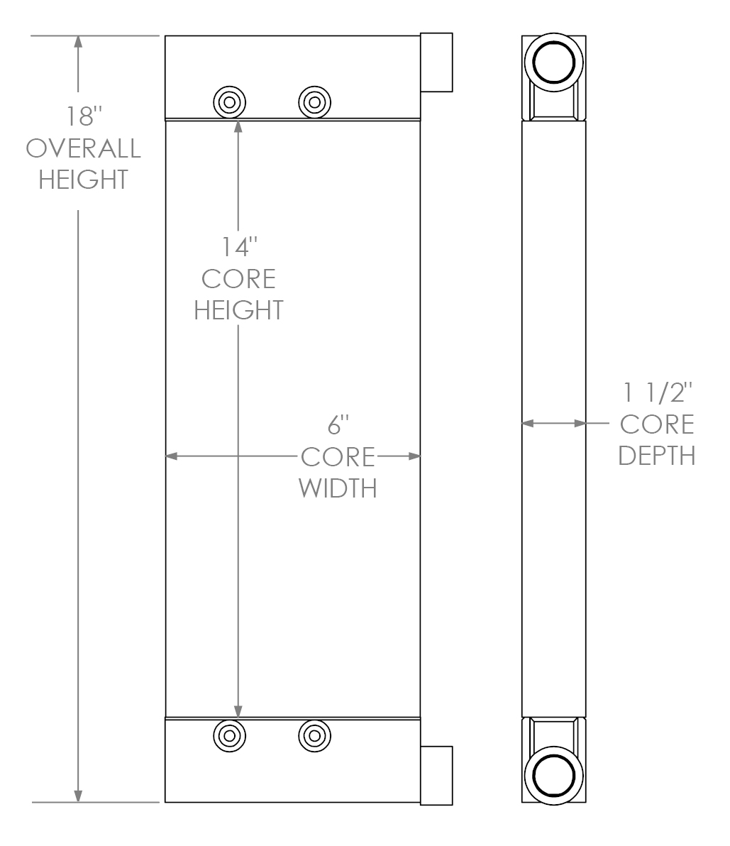 271734 - Bandit 200XP Chipper Oil Cooler Oil Cooler