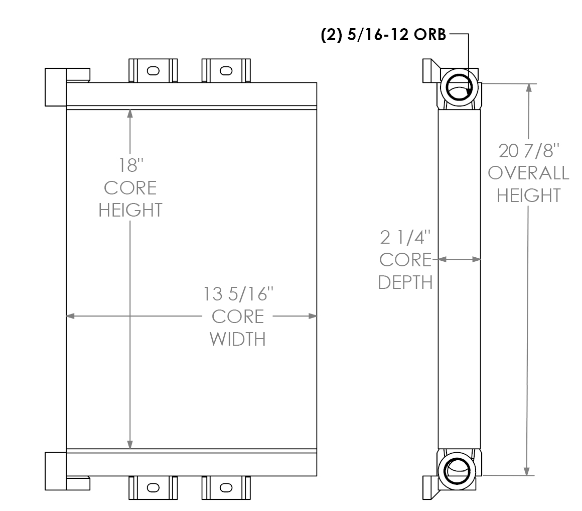 271741 - Advance / Terex Mixer Oil Cooler Oil Cooler