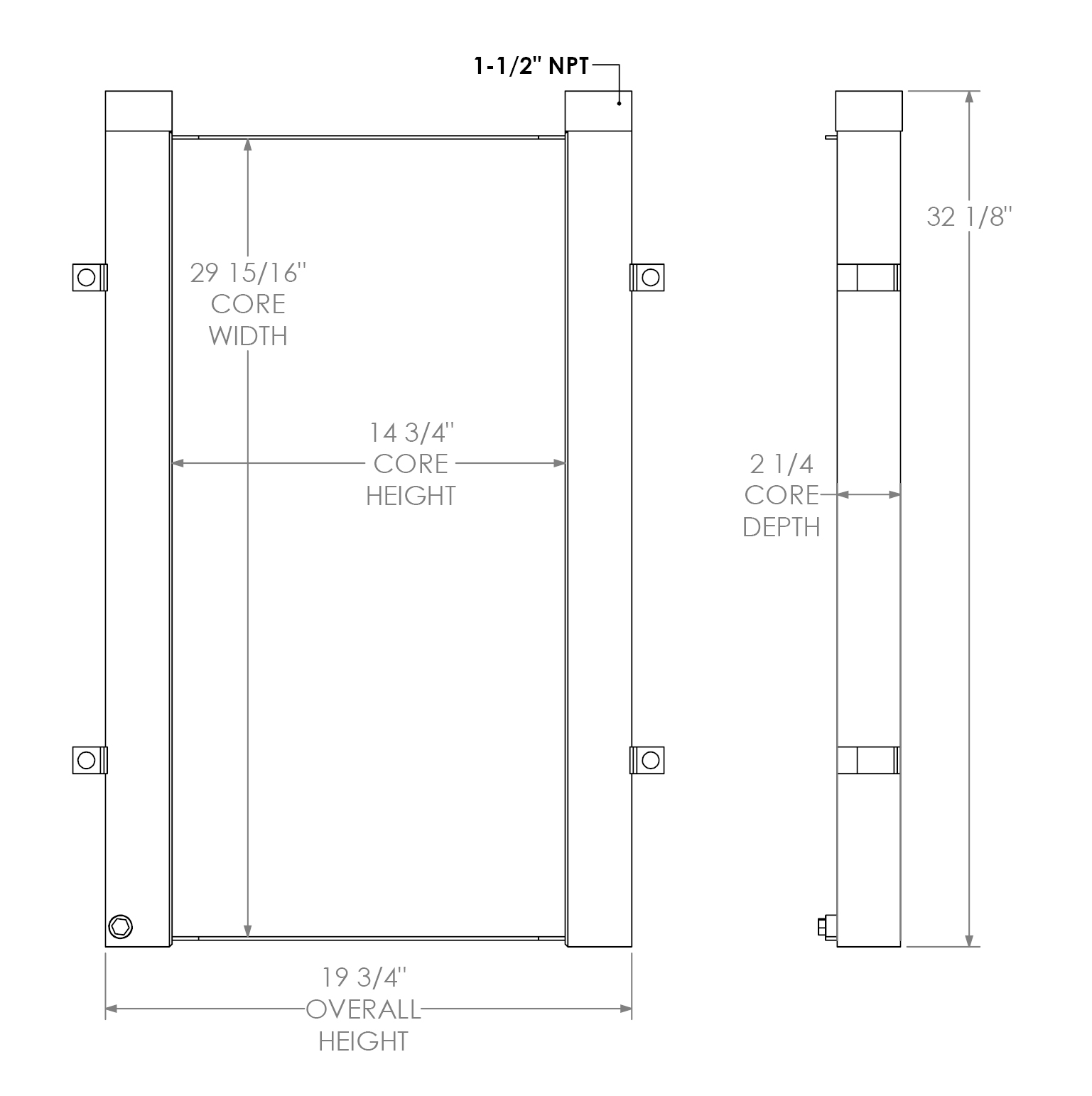 271743 - Industrial Oil Cooler Oil Cooler