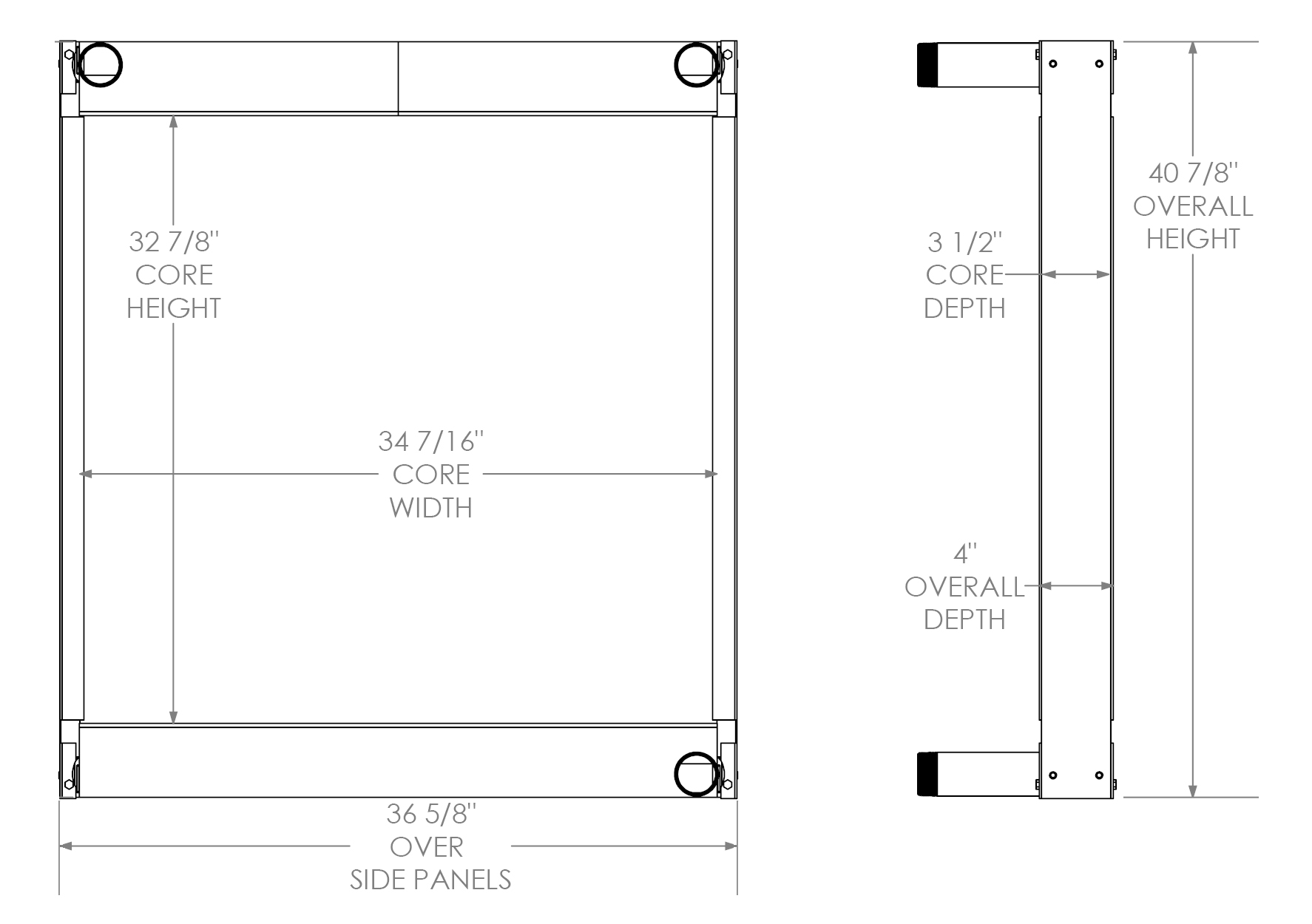 271746 - Industrial Oil Cooler Oil Cooler