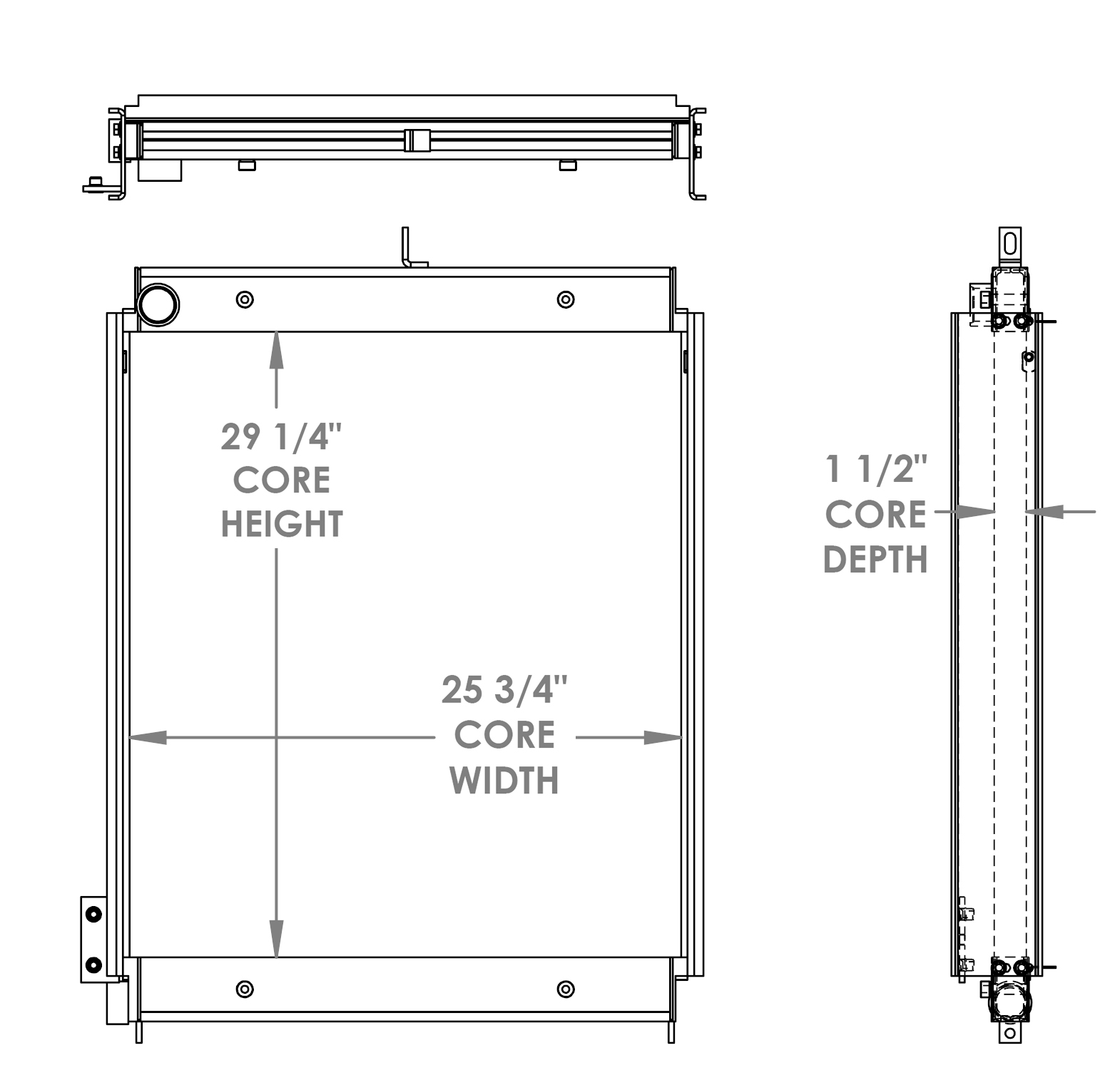 271747 - Barko Knuckle Boom Loader Oil Cooler Oil Cooler