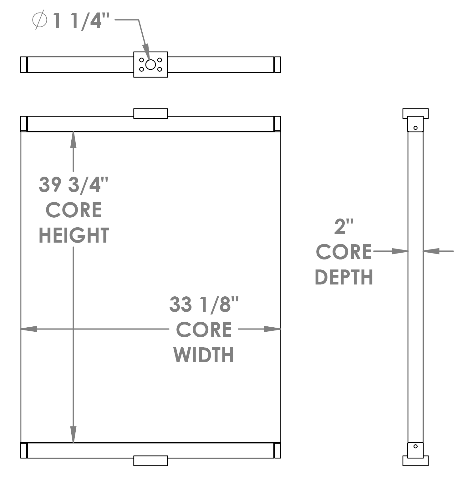 271752 - Terex Crane Oil Cooler Oil Cooler