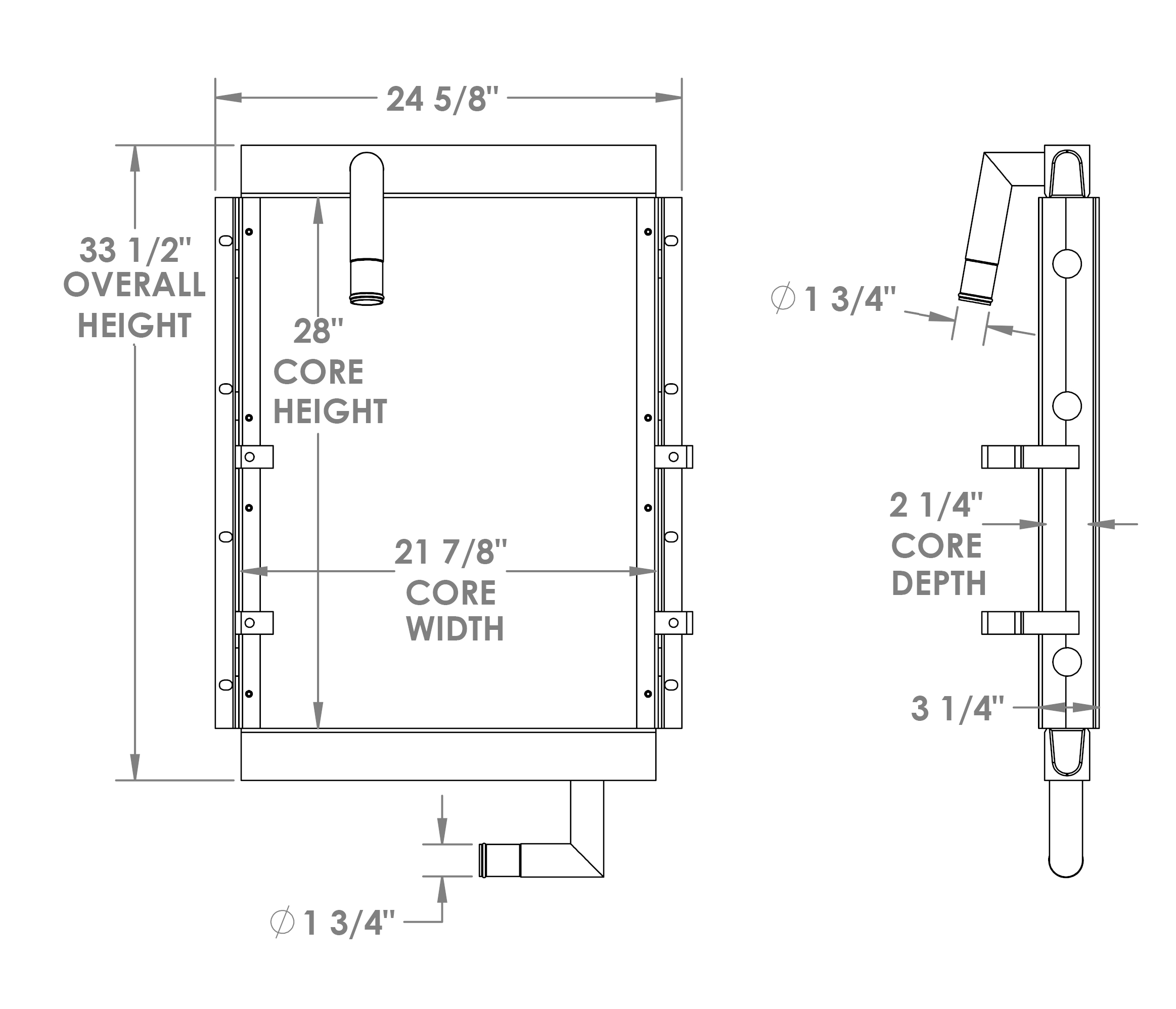 271755 - Halla HE130 Oil Cooler Oil Cooler