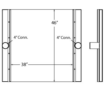 280006 - Oil Rig Charge Air Cooler Charge Air Cooler