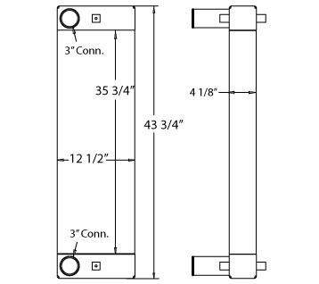 280014 - Caterpillar Charge Air Cooler Charge Air Cooler