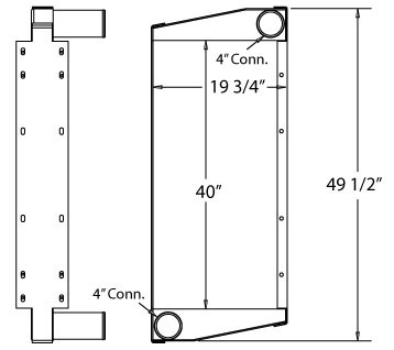 280021 - Newell Motorhome Charge Air Cooler Charge Air Cooler