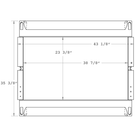 280029 - Charge Air Cooler for Bombadier Charge Air Cooler