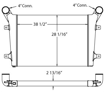 280041 - Komatsu Charge Air Cooler Charge Air Cooler