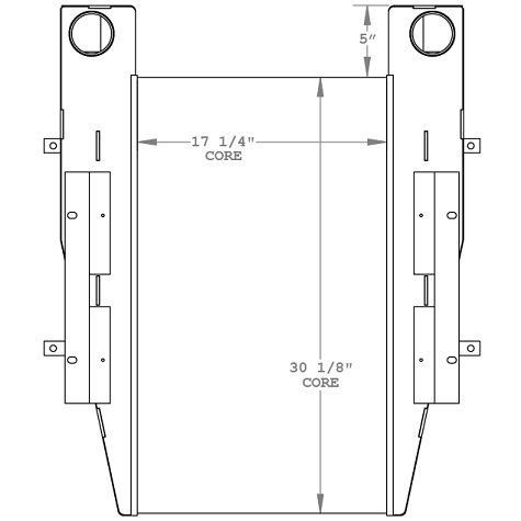 280042 - Yard Truck Charge Air Cooler Charge Air Cooler