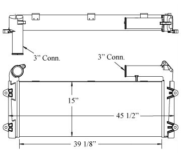 280045 - Volvo 14508728 Charge Air Cooler Charge Air Cooler