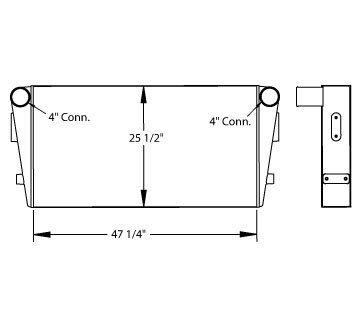 280046 - Caterpillar Charge Air Cooler Charge Air Cooler