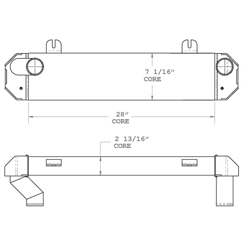 280047 - Charge Air Cooler part of 2900-50 Charge Air Cooler