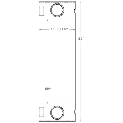 280051 - Charge Air Cooler part of 2900-54 Charge Air Cooler