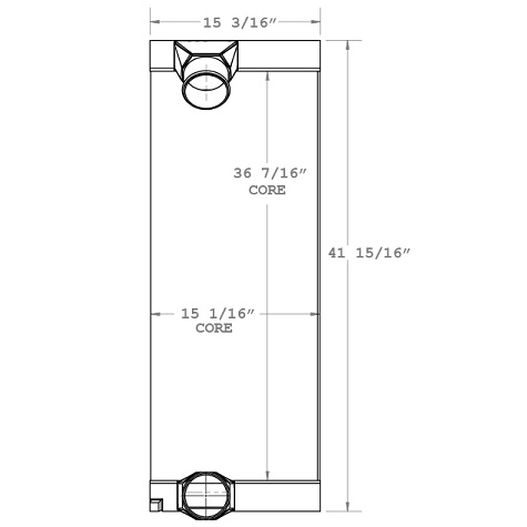 280061 - Liebherr 954C Charge Air Cooler Charge Air Cooler