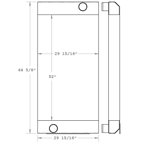 280076 - Loadall Charge Air Cooler Charge Air Cooler