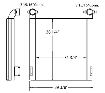 280084 - Charge Air Cooler Charge Air Cooler