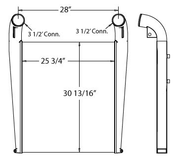 280106 - Case Charge Air Cooler Charge Air Cooler