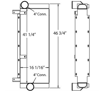 280107 - Industrial Charge Air Cooler Charge Air Cooler