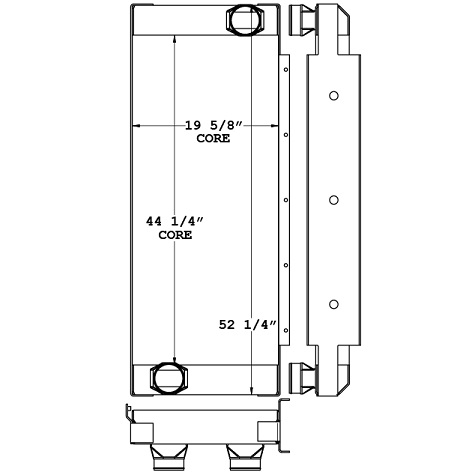 280115 - Detroit Diesel Generator Charge Air Cooler Charge Air Cooler