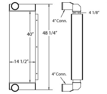 280119 - Industrial Charge Air Cooler Charge Air Cooler