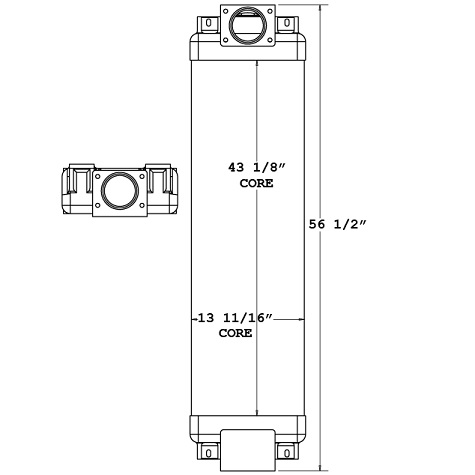 280145 - Komatsu Charge Air Cooler Charge Air Cooler