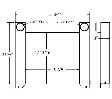 280163 - Deutz Diesel Drill Rig Charge Air Cooler