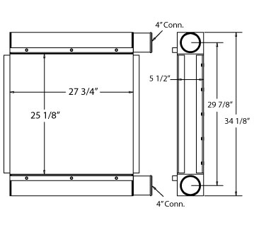 280164 - Industrial Charge Air Cooler Charge Air Cooler