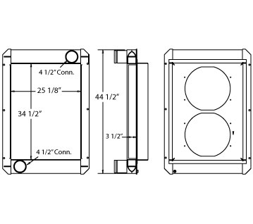 280171 - Bulk Tank Carrier Charge Air Cooler Charge Air Cooler