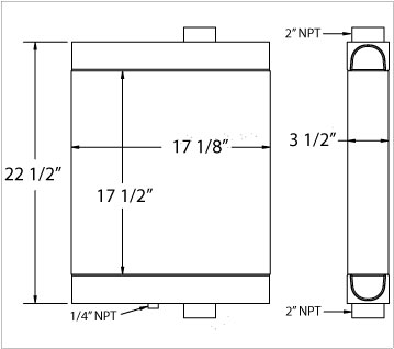 280177 - Industrial Charge Air Cooler Charge Air Cooler