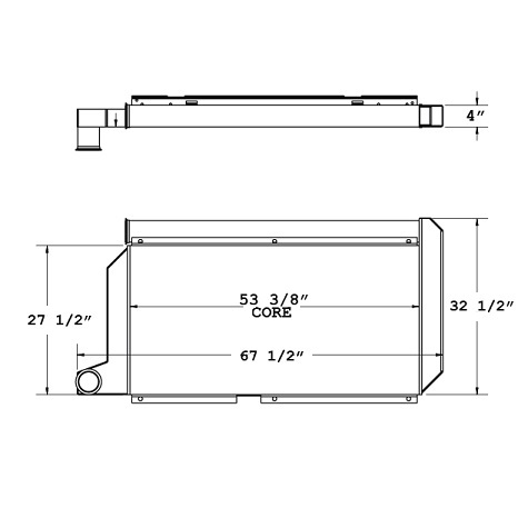 280178 - Crane Charge Air Cooler Charge Air Cooler