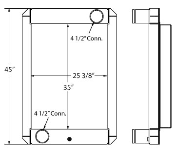 280184 - Bulk Tank Carrier Charge Air Cooler Charge Air Cooler