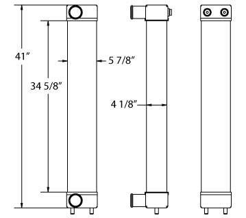 280189 - Komatsu Charge Air Cooler Charge Air Cooler