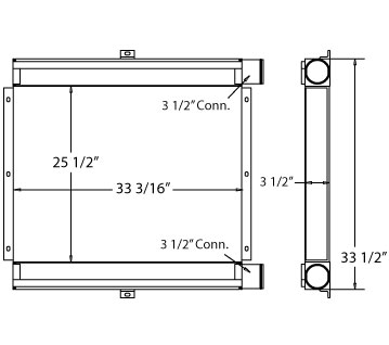 280194 - Bomag Charge Air Cooler Charge Air Cooler