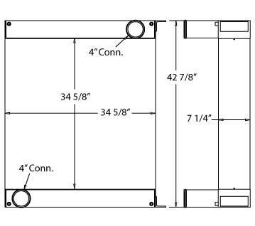 280199 - Locomotive Charge Air Cooler Charge Air Cooler