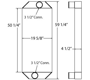 280205 - Crane Charge Air Cooler Charge Air Cooler