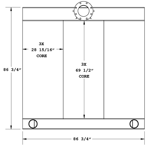 280208 - Caterpillar Charge Air Cooler Charge Air Cooler