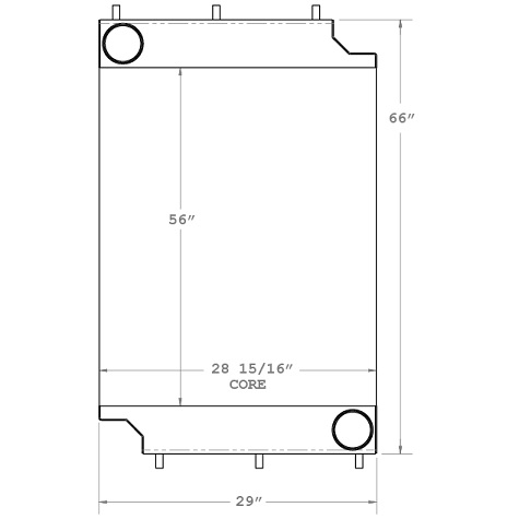 280210 - Fire Pump Stationary Pump Charge Air Cooler Charge Air Cooler