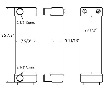 280213 - Komatsu Charged Air Cooler Charge Air Cooler