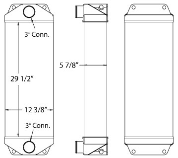 280215 - Caterpillar Charge Air Cooler Charge Air Cooler