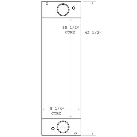 280216 - Caterpillar D6K Charge Air Cooler Charge Air Cooler