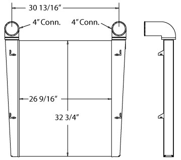 280219 - Fire Truck Charge Air Cooler Charge Air Cooler