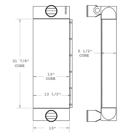 280220 - Hyster RS46-41LS Reach Stacker Lift Charge Air Cooler