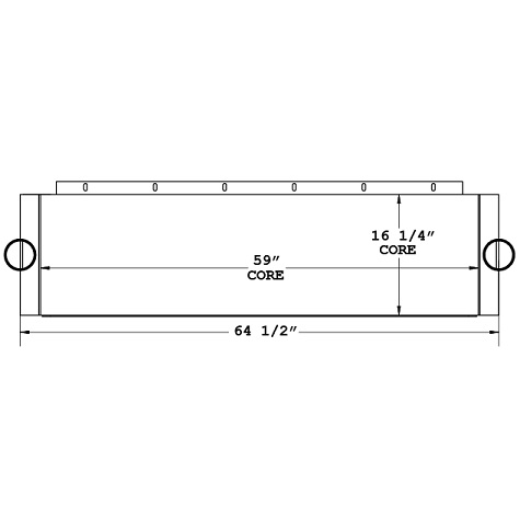 280242 - Peterson Tub Grinder Charge Air Cooler Charge Air Cooler