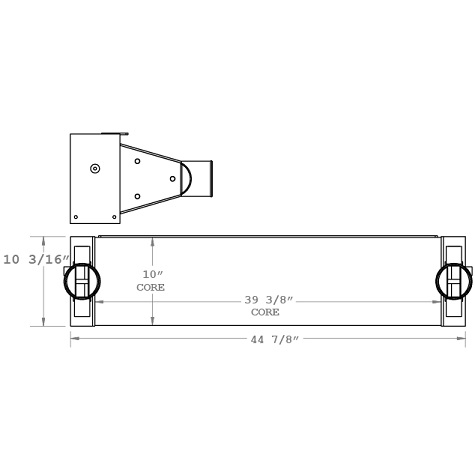 280259 - Monaco Motorhome Charge Air Cooler Charge Air Cooler