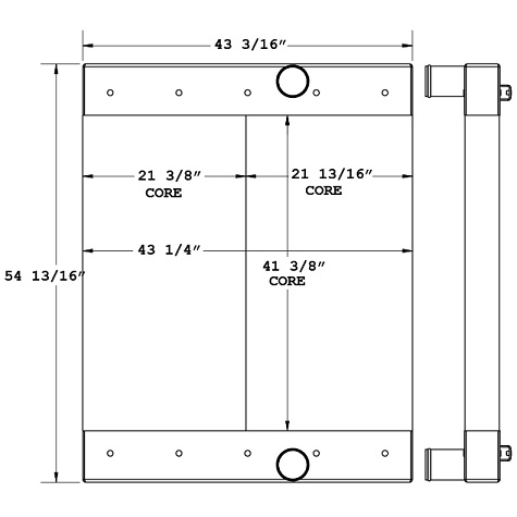 280262 - Morbark 3800 Charge Air Cooler Charge Air Cooler