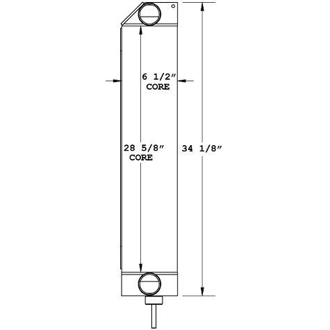 280279 - Caterpillar TL1055C Telehandler Charge Air Cooler Charge Air Cooler