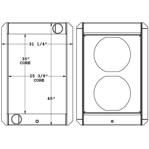 280297 - Bulk Tank Carrier Charge Air Cooler - Charge Air Cooler